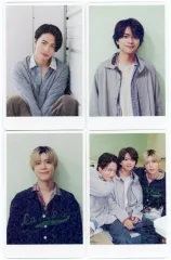 【中古】キャラカード timelesz ポラロイド風トレカ message ver. 4枚セット 「CD Because」 3形態同時予約購入特典