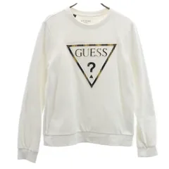 Guess ゲス 長袖 トレーナー S オフホワイト メンズ 古着