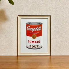 新品☆額縁付アートポスター(BRUCE MCGAW GRAPHICS)☆アンディ・ウォーホル（Andy Warhol）☆ポップアート☆Campbell's Soup I: Tomato, 1968☆11