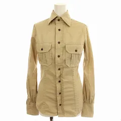 ディースクエアード DSQUARED2 ストレッチ シャツ 02400-0052 ブラウス 長袖 40 ベージュ /☆Gのサムネイル
