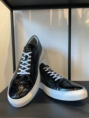 バジョルゴ　BajoLugo エナメルクロコブラックスニーカー　（BG358）サイズ27.5－28.0　店舗展示品　SAMPLE
