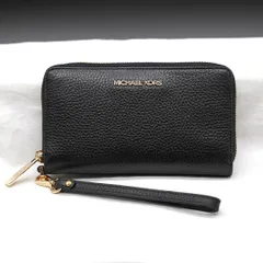 【正規新品】マイケルコース　長財布　本革　ラウンドファスナー　ブラック
