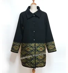 着物リメイク キルティングコンビ/ラグランコート【5120】