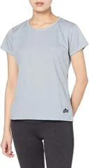 【新品】prince（プリンス）ゲームシャツ 半袖 レディース・ウィメンズ 杢グレー WF0053-161