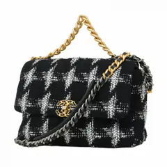 ☆SALE【5gb1281-h】シャネル ショルダーバッグ シャネル19 ツイード  
