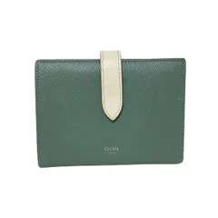 CELINE　セリーヌ　現行　トリフォールドウォレット　折り財布　くすみグリーン 楽天市場】セリーヌ CELINE 財布 三つ折り財布 グリーン系