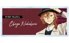 【中古】バッジ・ピンズ 中原中也B 「文豪ストレイドッグス 描き下ろしイラスト 冬の休日ver. トレーディングアクリルネームプレート」