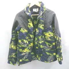 ◇ ⊇ adidas アディダス 総柄 長袖 パーカー サイズM ネイビー系 レディース メンズ E  【1503310004458】