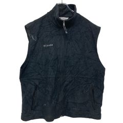 Columbia フリース ベスト ジャケット コロンビア XL ブラック ビッグサイズ アウトドア マウンテン 古着卸 アメリカ仕入 a609-6745