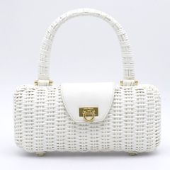 【希少】Salvatore Ferragamo ガンチーニ 籠バッグ Salvatore Ferragamo サルヴァトーレレア サルバトーレフェラガモ