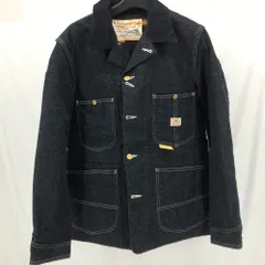 05w12211 シュガーケーン SUGAR CANE  11oz. BLUE DENIM WORK COAT BLANKET LINED ブルーデニム ワークコート   ダークブルー 36 メンズ  アウター  コットン  SC14000  【中古品】