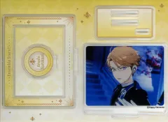 【中古】アクリルスタンド・アクリルパネル 鳴上嵐(チェックメイト衣装ver.) チェックメイト フレームアクリルスタンド 「あんさんぶるスターズ!! 追憶セレクション POP-UP STORE」