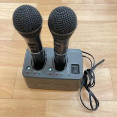 早い者勝ち！ 中古 Victor ビクター 充電器 チャージャー //  WT-C62 ワイヤレスマイクロホン WM-P970 2本 AV機器 マイク マイクアクセサリ 楽器 充電器 マイク2本セット