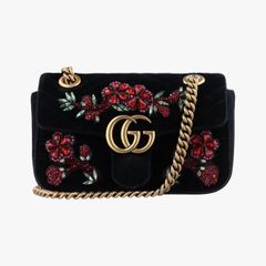 グッチGucciGGマーモント ブラック ベロア 446744 D022320947