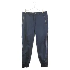 EMPORIO ARMANI (エンポリオアルマーニ) サイドジップ ナイロン ジョガーパンツ 21P240 ネイビーのサムネイル