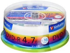 1-16倍速 ホワイトプリンタブル 25枚 片面1層 4.7GB DVD-R 1