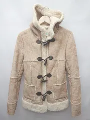 ◇ FREE'S SHOP フリーズショップ 長袖 ダッフルコート サイズS ベージュ レディース P  【1408200011816】