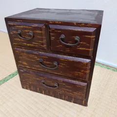 KUSANAGI 桜革細工 樺皮細工 棚 ヴィンテージ ケース Amazon.co.jp: 桜皮細工 樺細工 ラック 整理箱 収納 小物入れ