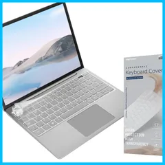 【人気商品】2023 Surface Laptop Go 3 / Laptop Go 2 / Laptop Go キーボードカバー (指紋認証付き電源ボタンを装備) 日本語JIS配列 マイクロソフト 12.4インチ キーボードカバー スキン 極めて薄い 0.1