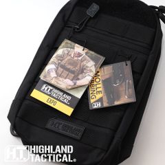 ショルダーバッグ ボディバッグ HIGHLAND TACTICAL ハイランド タクティカル Expo Shoulder Bag ブラック 5PTFM-02 USA ミリタリー