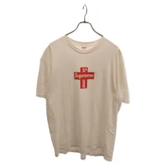 SUPREME (シュプリーム) 20AW Cross Box Logo Tee クロスボックスロゴクルーネック半袖Tシャツ ホワイト
