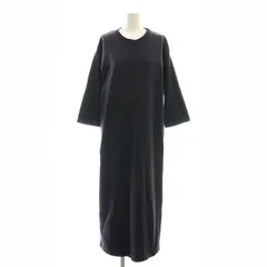イレーブ『YLEVE』コットン ワンピース ノースリーブ【F】ブラック 日本製 YLÈVE / ORGANIC COTTON BIO NO SLEEVE ONE PIECE | YLÈVE