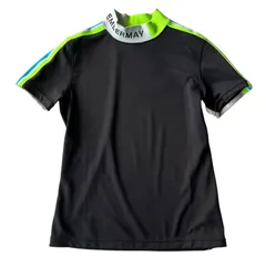 DECEMBERMAY ディセンバーメイ 半袖サマーニット ブラック M decembermay (ディセンバーメイ) ゴルフウェア メンズ Old