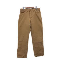 Dickies ディッキーズ ダック生地 ペインター パンツ ボトムス ワーク ブラウン (メンズ 32×32) 中古 古着 Q0389