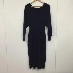 ROPE' ロペ ワンピース ロングスカート 長袖ニットワンピース ロングスカート Vネック フレアスカートのサムネイル