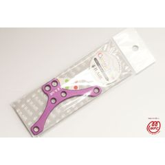 【サックス用】B.AIR V型プレート・スタンダード（色：パープル）／バードストラップ／カスタムパーツ