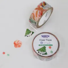 Ariane GERARD×SAIEN クリアテープ Gourmandises 和菓子 15mm