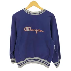 チャンピオン Champion 90S USA製 REVERSE WEAVE リブライン スクリプトロゴ刺繍 メンズ import：M 
