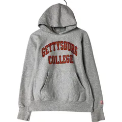 古着 90年代 The Cotton Exchange リバースウィーブタイプ カレッジ スウェットプルオーバーパーカー USA製 メンズM相当/eaa550747