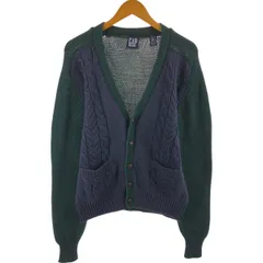 古着 90年代 ギャップ GAP オールドギャップ ケーブル編み アクリルニットカーディガン メンズS相当 ヴィンテージ/eaa492172