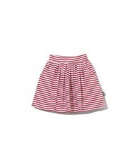 《COODO》スカート 104サイズ／OVERSIZED SKIRT_raspberry stripe