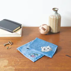 【松尾ミユキ / Matsuo Miyuki】バンブー ハンド タオル Bamboo Hand towel｜選べる４種類♪ Chloe/Pepper/Noisettes/Pumpkin｜猫ねこネコcatのサムネイル