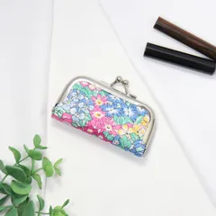 【gar】がま口印鑑ケース マルチミニケース リバティ ガーデンワンダーランド 受注生産 14日以内に発送