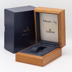 コルム アドミラルズカップ 空箱 CORUM 高級腕時計ケース 木箱 - メルカリ