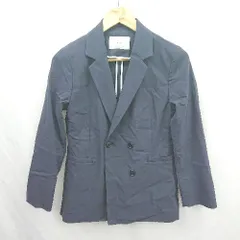 ◇ ⊂ INED イネド 薄手生地 長袖 テーラードジャケット サイズ9 ネイビー系 レディース E  【1507160022020】