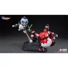 【中古】フィギュア エリー+オーガ 「無限奪体ハートウォーリア」 アクションフィギュア