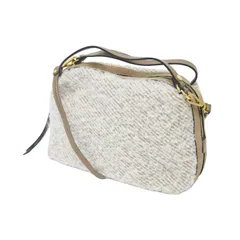 GIANNI CHIARINI ジャンニ キアリーニ バッグ ベージュ系 / アリファ M ツイード ハンドバッグ / ALIFA M ショルダーバッグ 2WAY レザー / イタリア製 / ブランド【レディース】