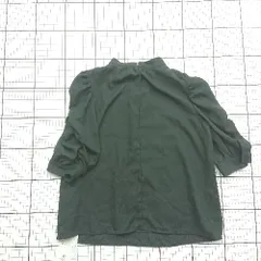 ◇ ⊂ 美品 ナチュラルビューティーベーシック 無地柄 6分袖 六分袖カットソー サイズF ブラック系 レディース E  【1508260032391】