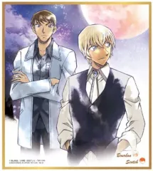 【中古】食玩 雑貨 9.バーボン＆スコッチ 「名探偵コナン色紙ART7」