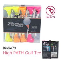 よく飛ぶ！ハイパスティー Birdie79 A5HighPATHTee 9本入り ゴルフティー 高く飛ぶティー ハイスコア シリコンカップ ティー 送料無料