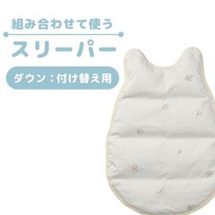 西川 ベビー スリーパー ダウン 羽毛 新生児 赤ちゃん BabyHome 1枚(片面のみ) 日本製　新品　【BC-WS54400000】