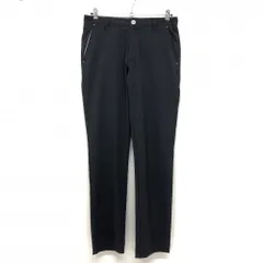 【サイズL☆美品】トミーフィルフィガーゴルフ　フリース紺パンツ　チェックロゴ総柄 サイズL☆美品】トミーフィルフィガーゴルフ フリース紺パンツ