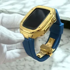 スクリューラバー アップルウォッチ　カスタム　メタル　ラバーバンド　ベルト 57