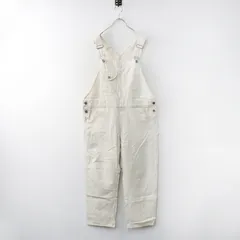 サマンサモスモス Samansa Mos2 SM2 コットンヘリンボーン織り サロペットパンツ M アイボリー/オーバーオール【2400014464221】