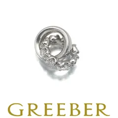 4℃ ペンダントトップ ダイヤ ダイヤモンド サークル 2連 Pt950 #162507 大幅値下げ品