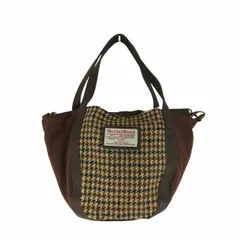 ハリスツイード Harris Tweed 千鳥格子 2wayウールハンドバッグ メンズ 表記無 のサムネイル